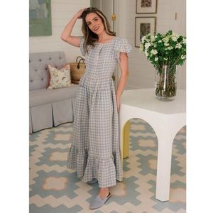 Down Marfa Meadowlark Plaid Dress